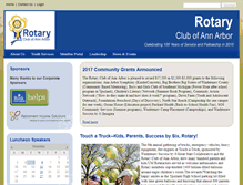 Tablet Screenshot of annarborrotary.org